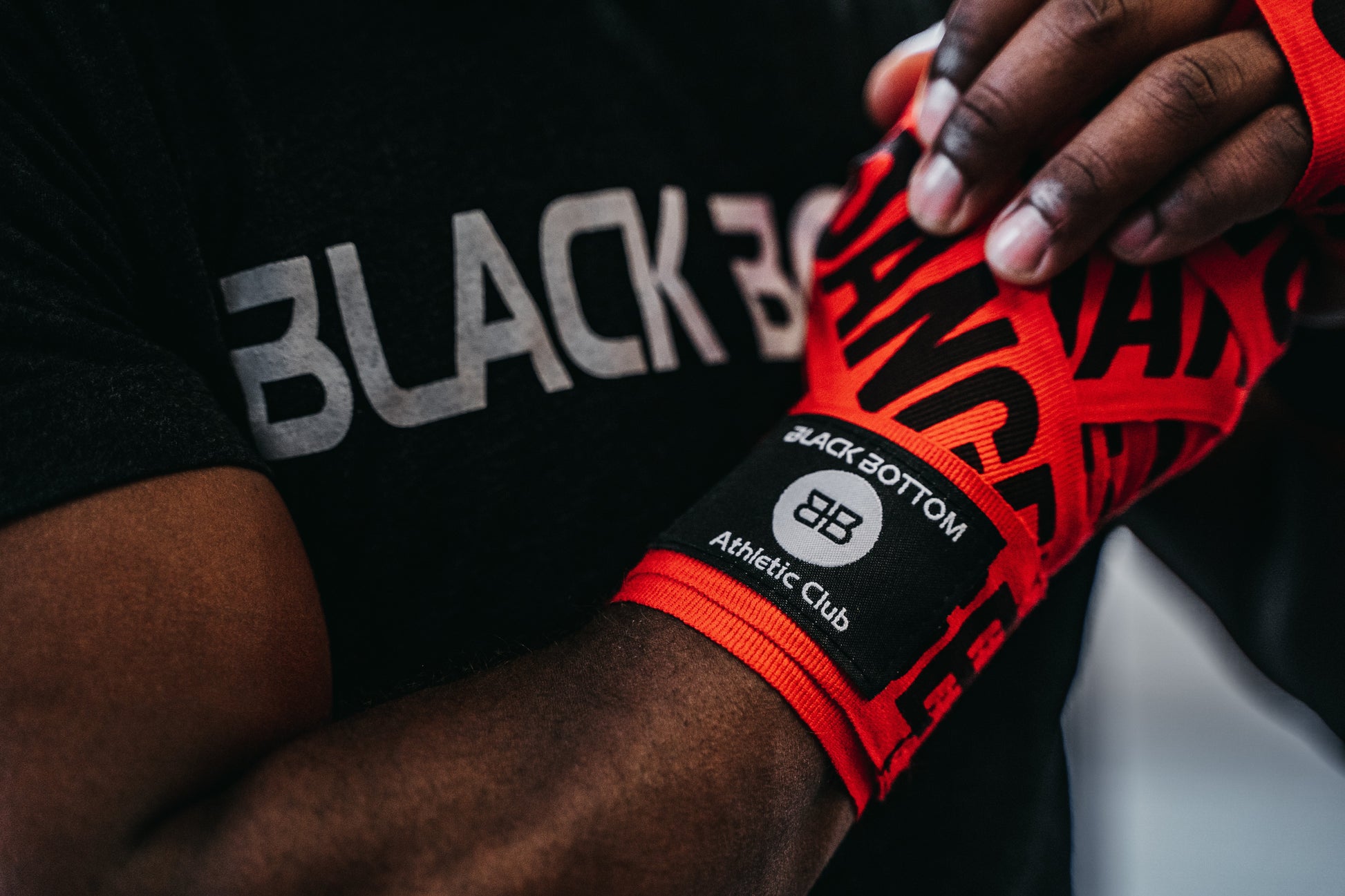 Black Bottom Athletic Club Red Danger Hand Wraps